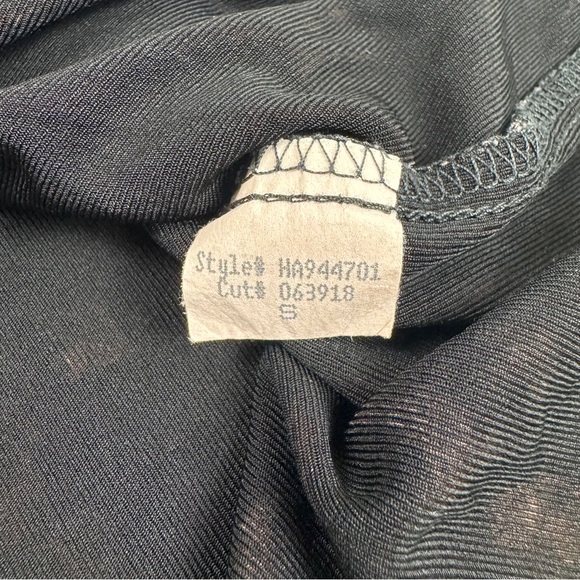 Vintage 90’s Y2K Abstract Floral Retro Cowl Neck Top Sz Small Goth Grunge Whimsy - Picture 10 of 10